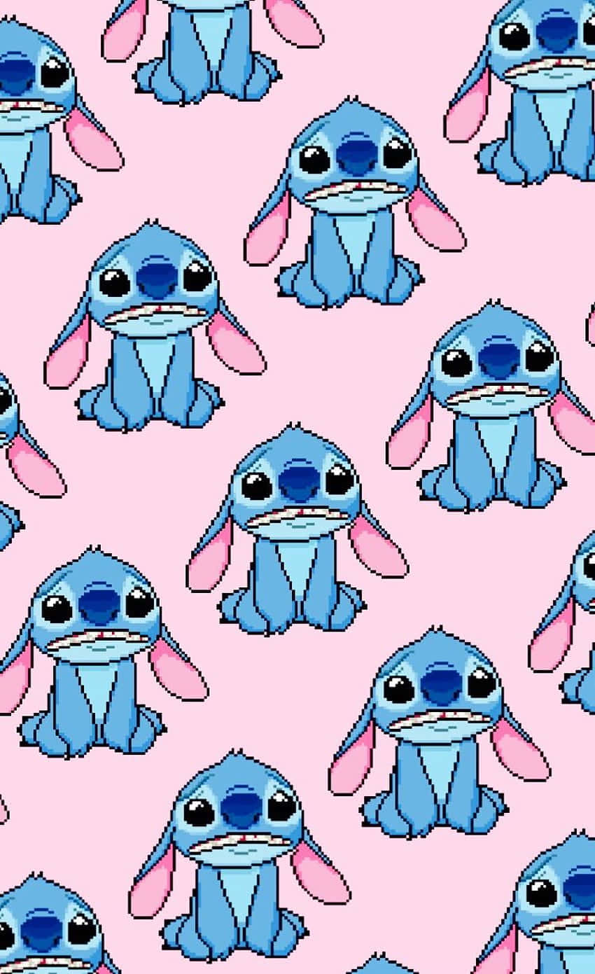 Though This Stitch May Initially Appear To Be Smiling, It Is Actually Quite Sad. Wallpaper