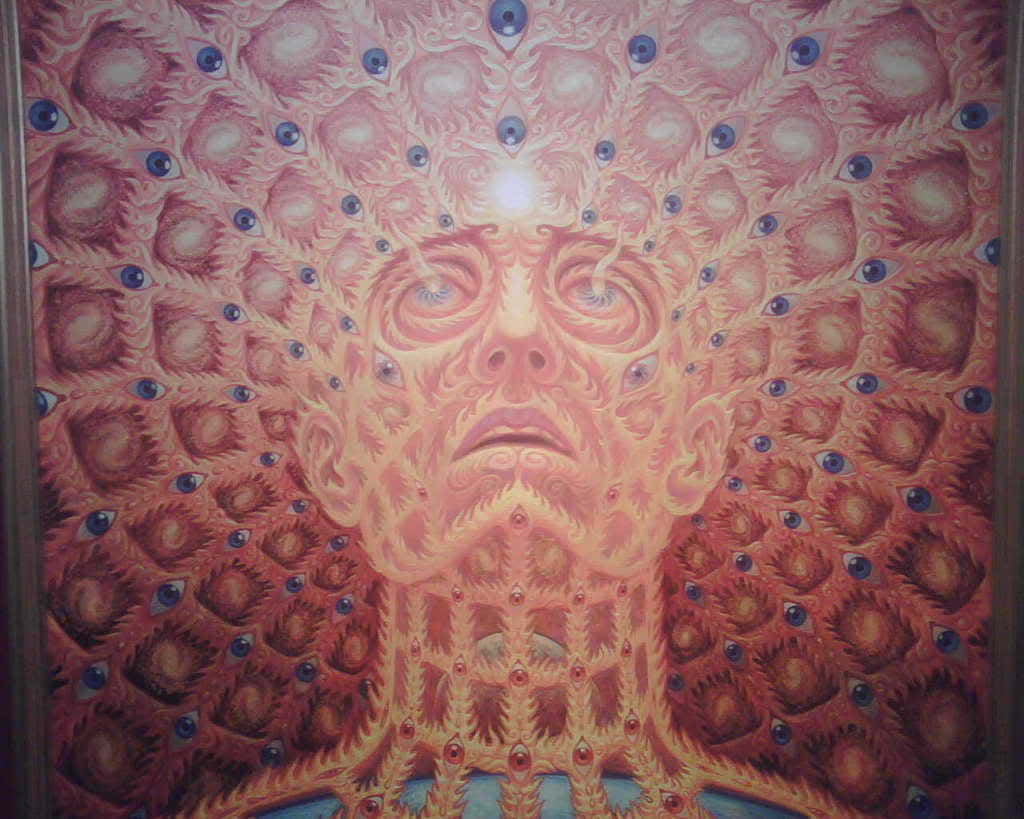 Thought Provoking Artistry Of Alex Grey Wallpaper