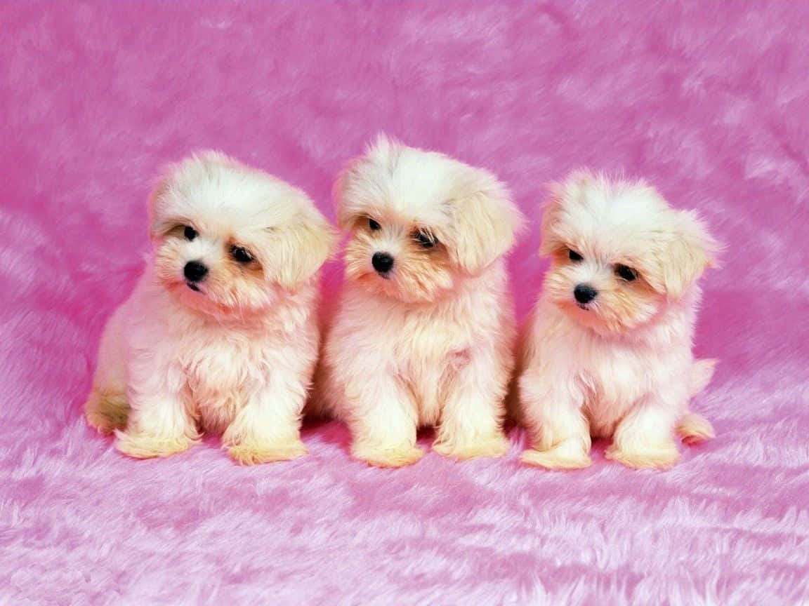 Three Dogs Aesthetic Wallpaper