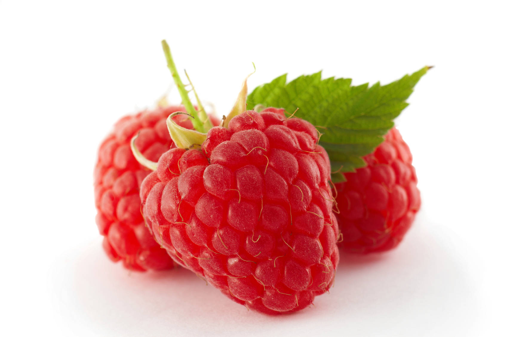 Three Red Loganberries Wallpaper