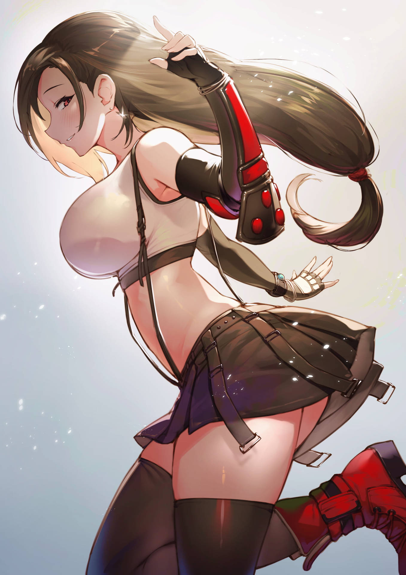 Download free Tifa Lockhart Aesthetic Anime Girl Iphone Wallpaper -  MrWallpaper.com