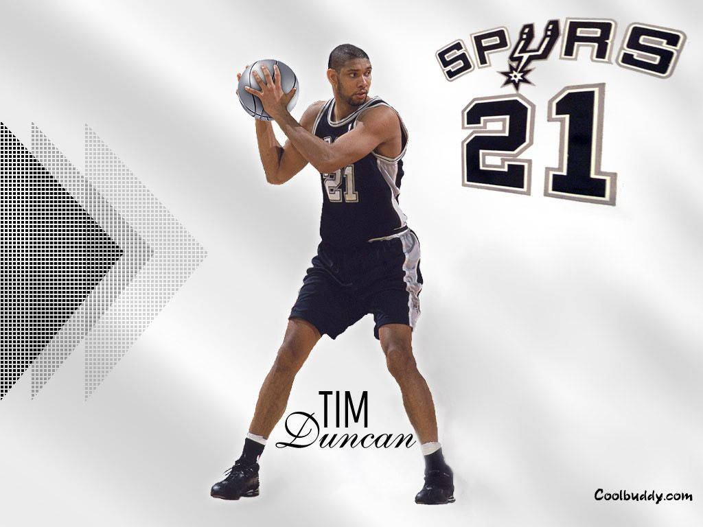 Tim Duncan Spurs 21 Wallpaper