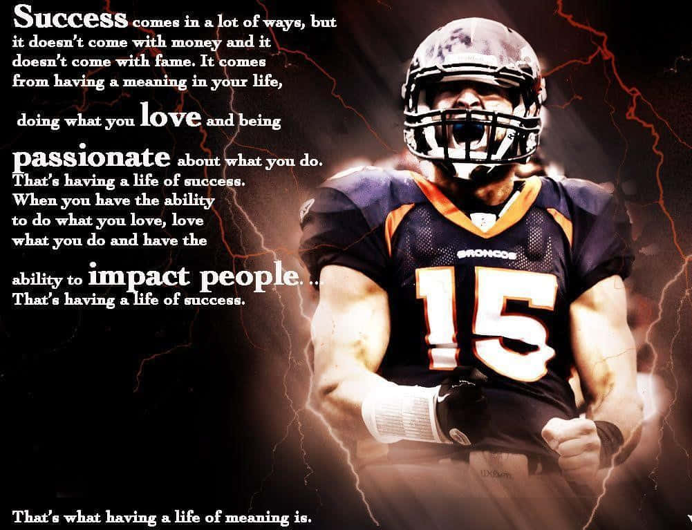 Tim Tebow Football Quotes Wallpaper