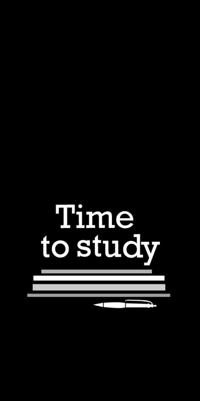 Time To Study Reminder Hd Phone Wallpaper