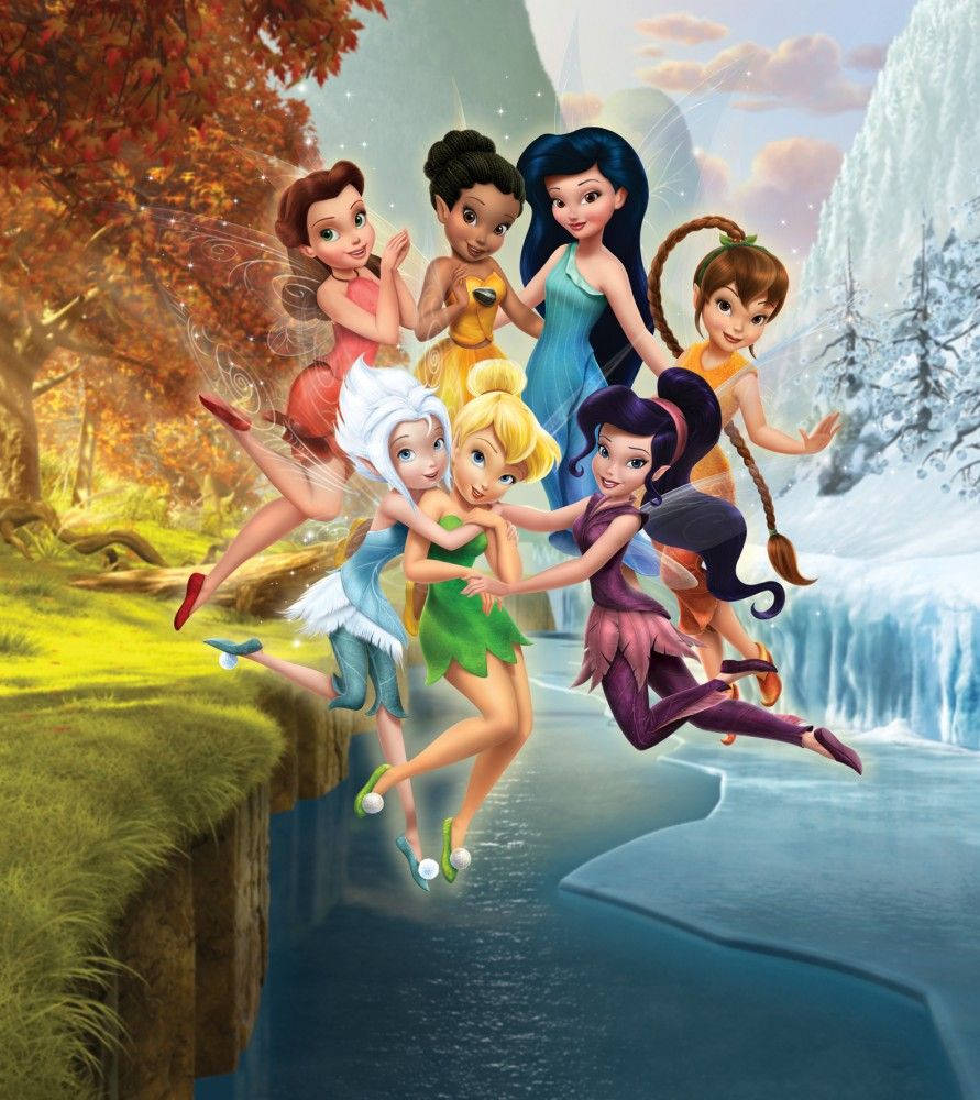 Tinkerbell And Her Friends Wallpaper