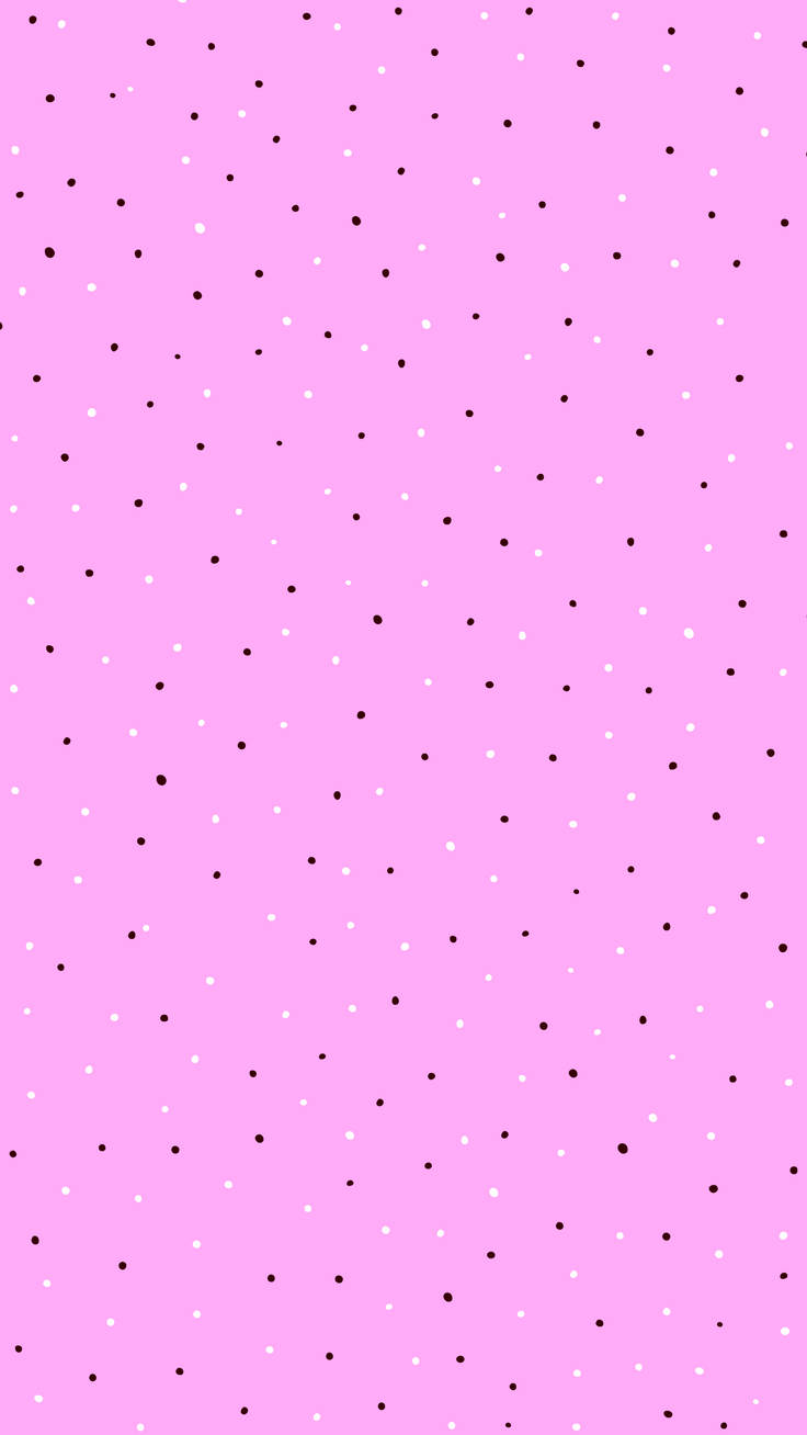 Tiny Polka Dots On Lilac Wallpaper