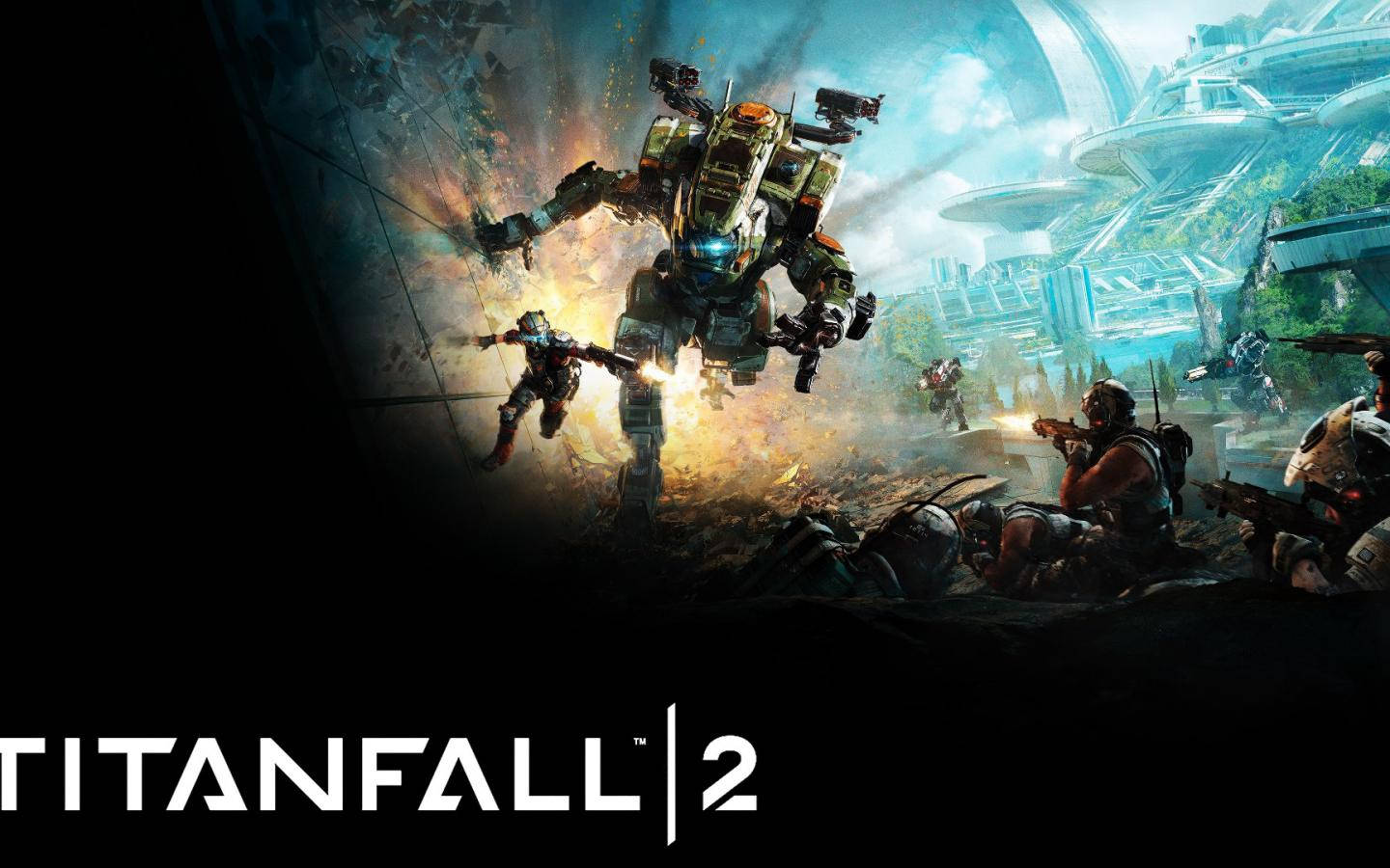 Titanfall 2 Digital Game Cover Wallpaper