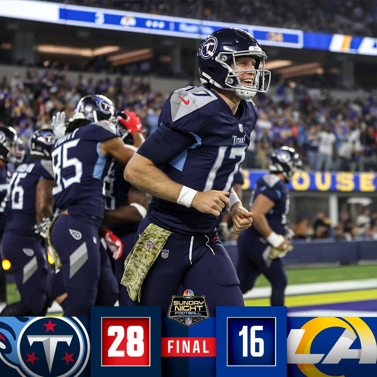 Titans And Rams Nfl Scores Wallpaper