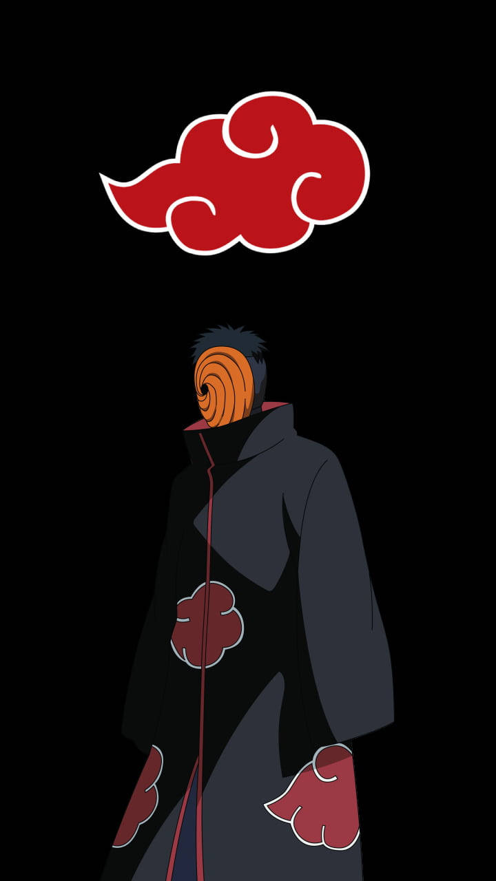 Tobi Naruto Akatsuki Red Cloud Wallpaper