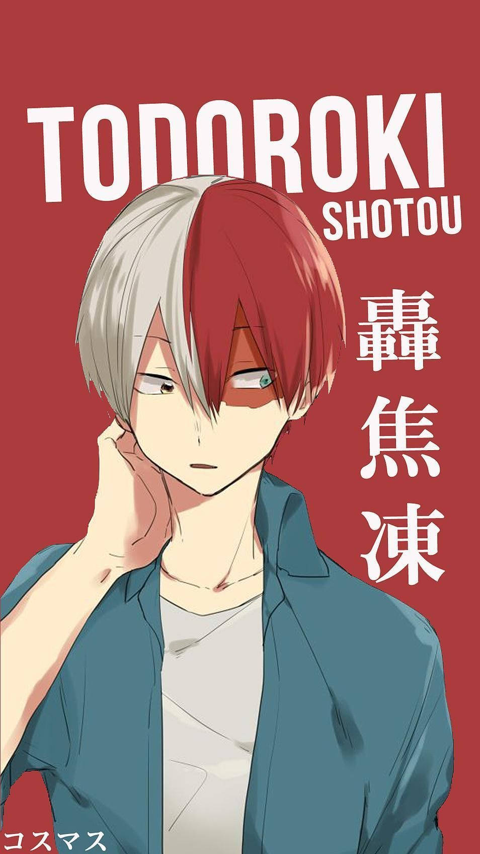 Todoroki Cute Anime Poster Wallpaper