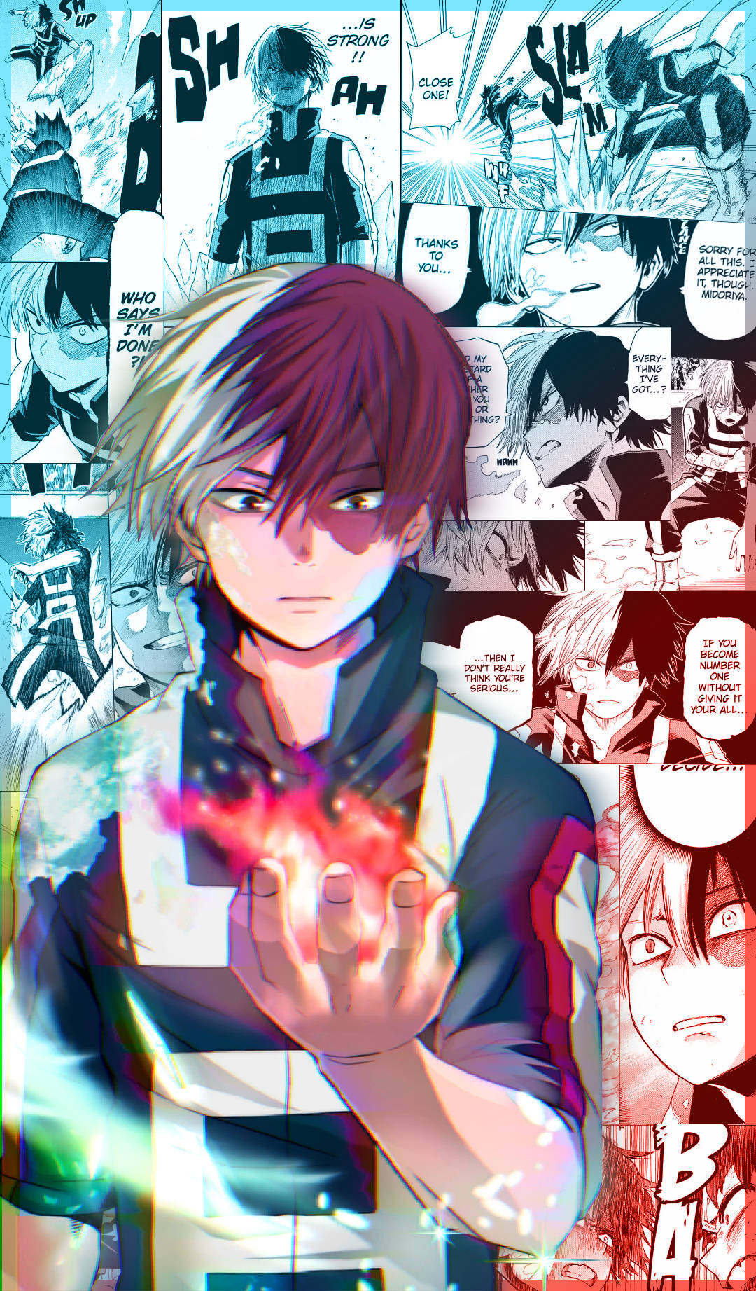 Todoroki Cute Manga Wallpaper