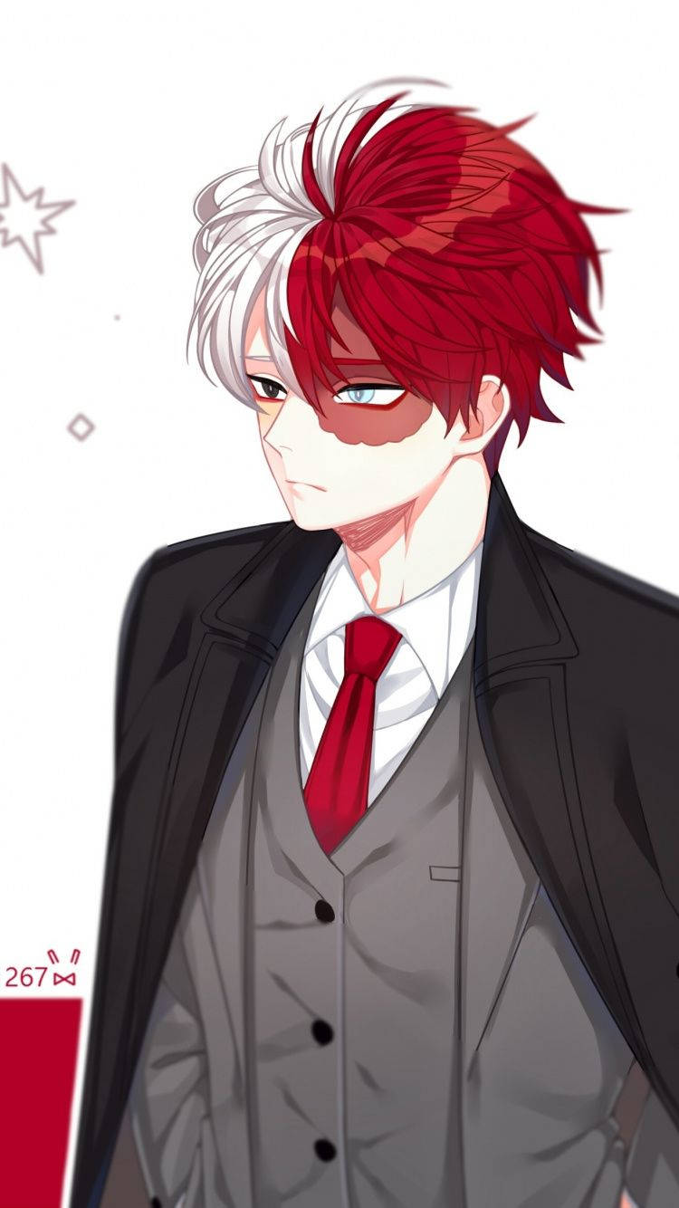 Todoroki Cute Tuxedo Wallpaper