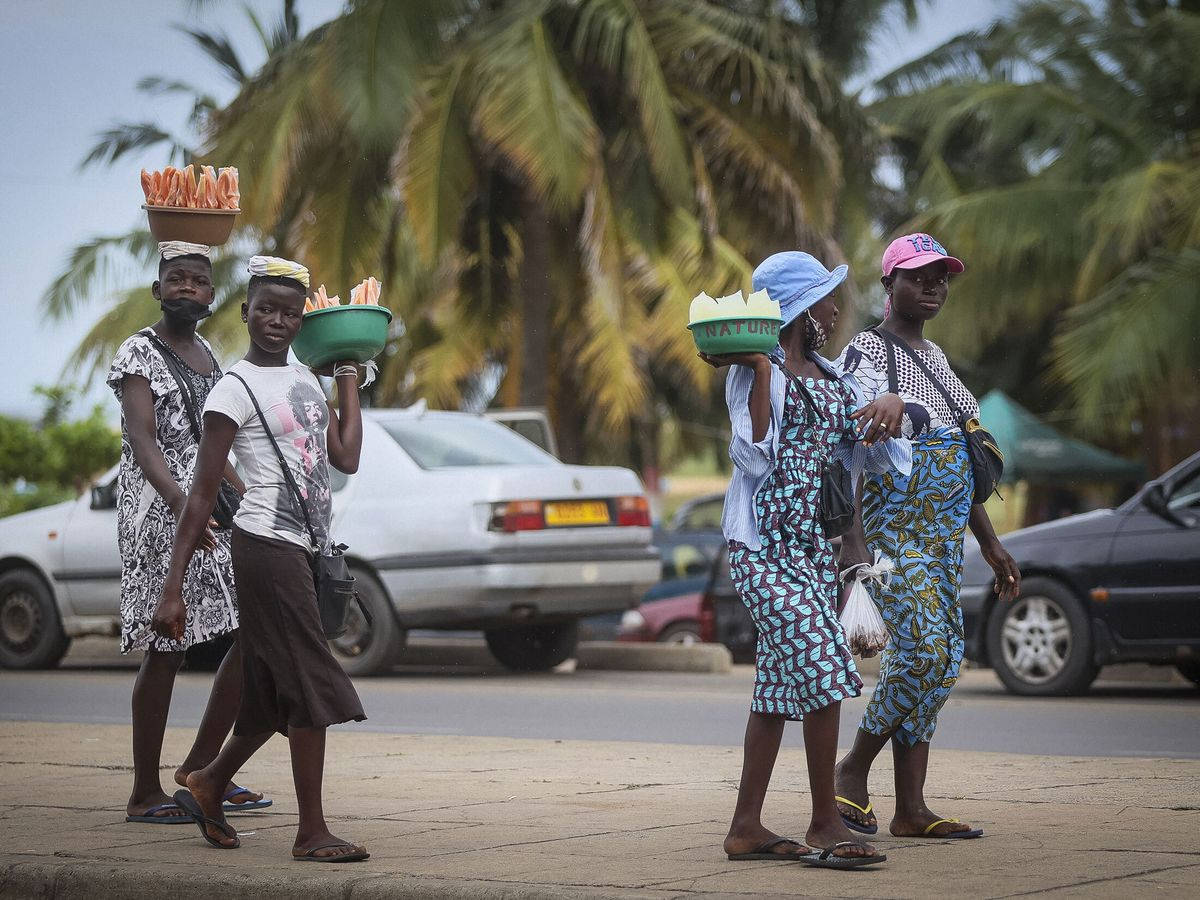 Togo City Vendors Wallpaper