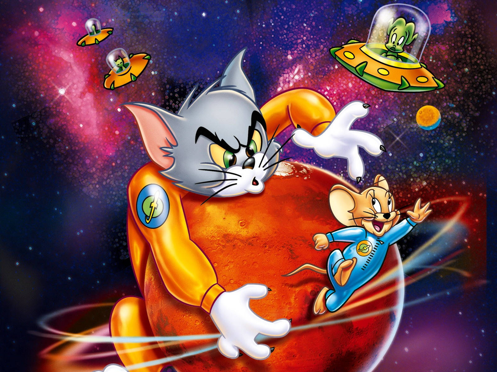 Tom And Jerry Cartoon Planet Mars Wallpaper