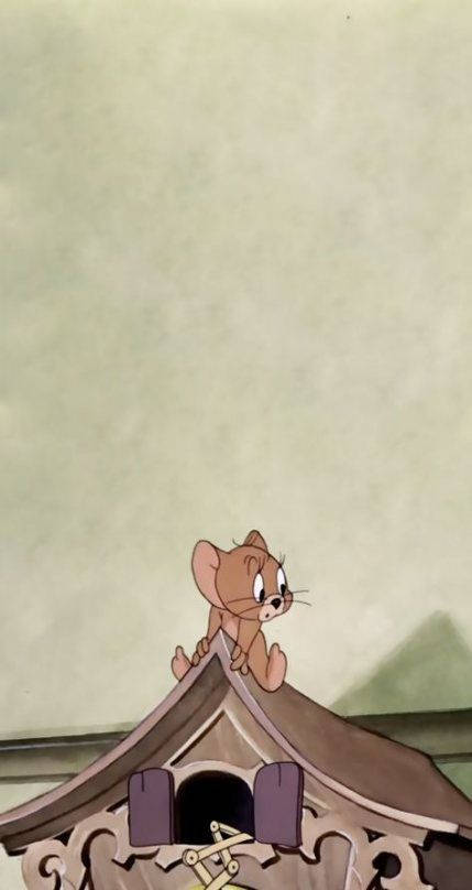 Tom And Jerry Cute Clock Wallpaper