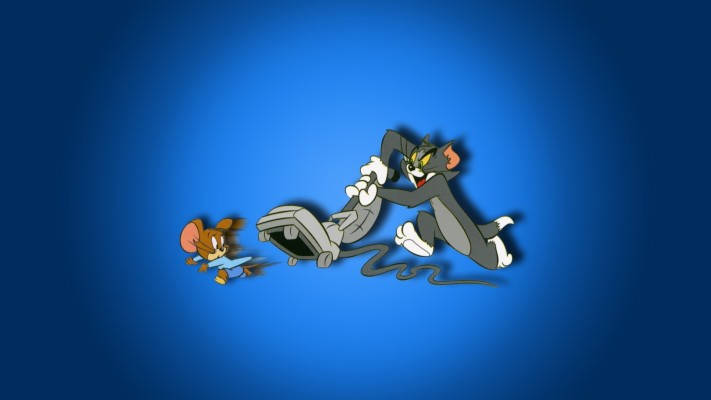 Tom And Jerry Vacuum Cleaner 4k Cartoon Wallpaper