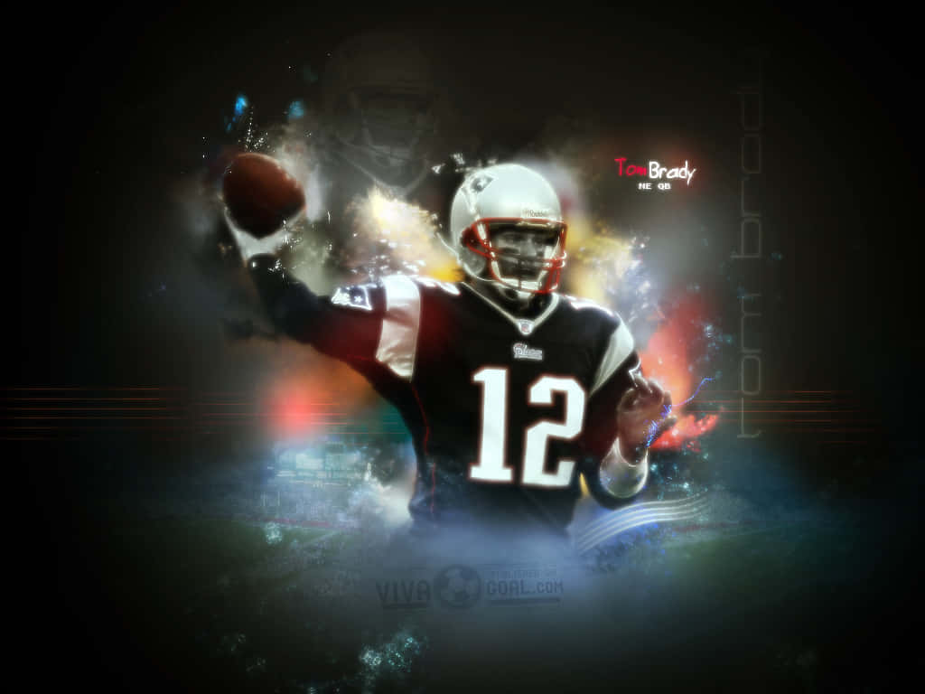 Tom Brady Is The Greatest Of All Time (goat) Wallpaper