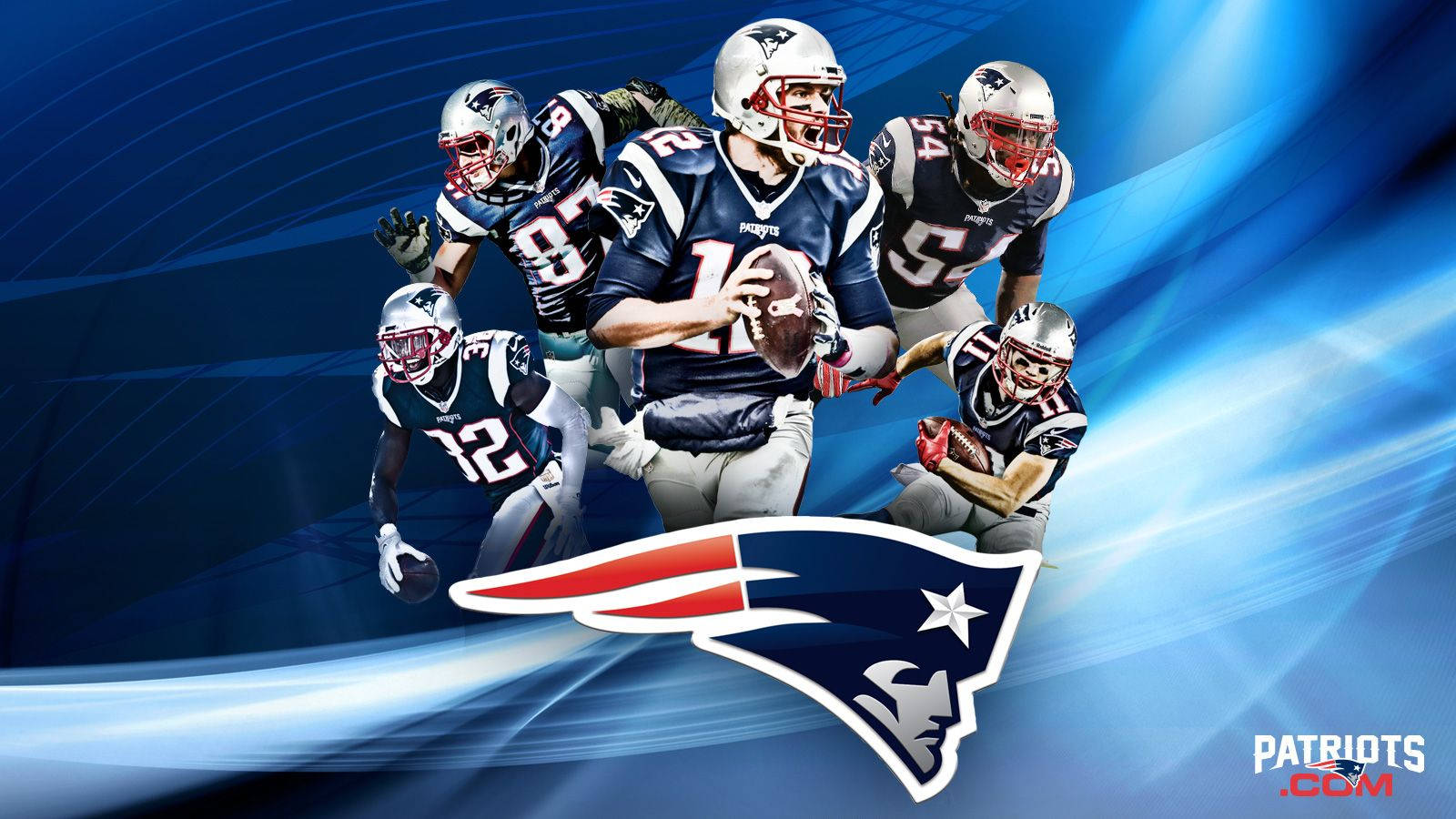 Tom Brady Leads The New England Patriots Wallpaper