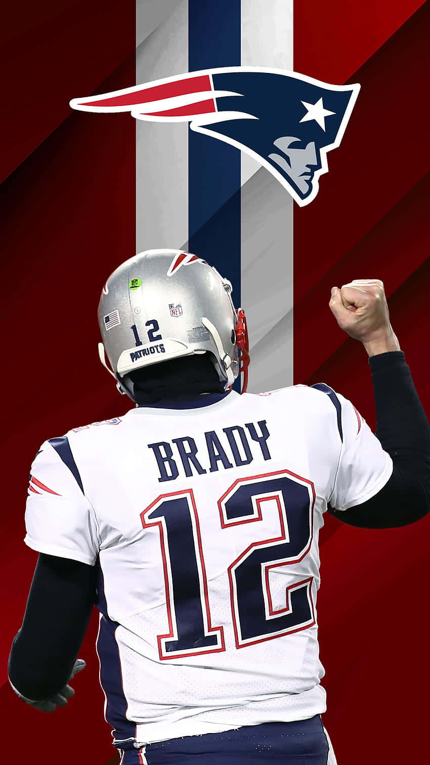 Tom Brady: The Goat Of American Football Wallpaper