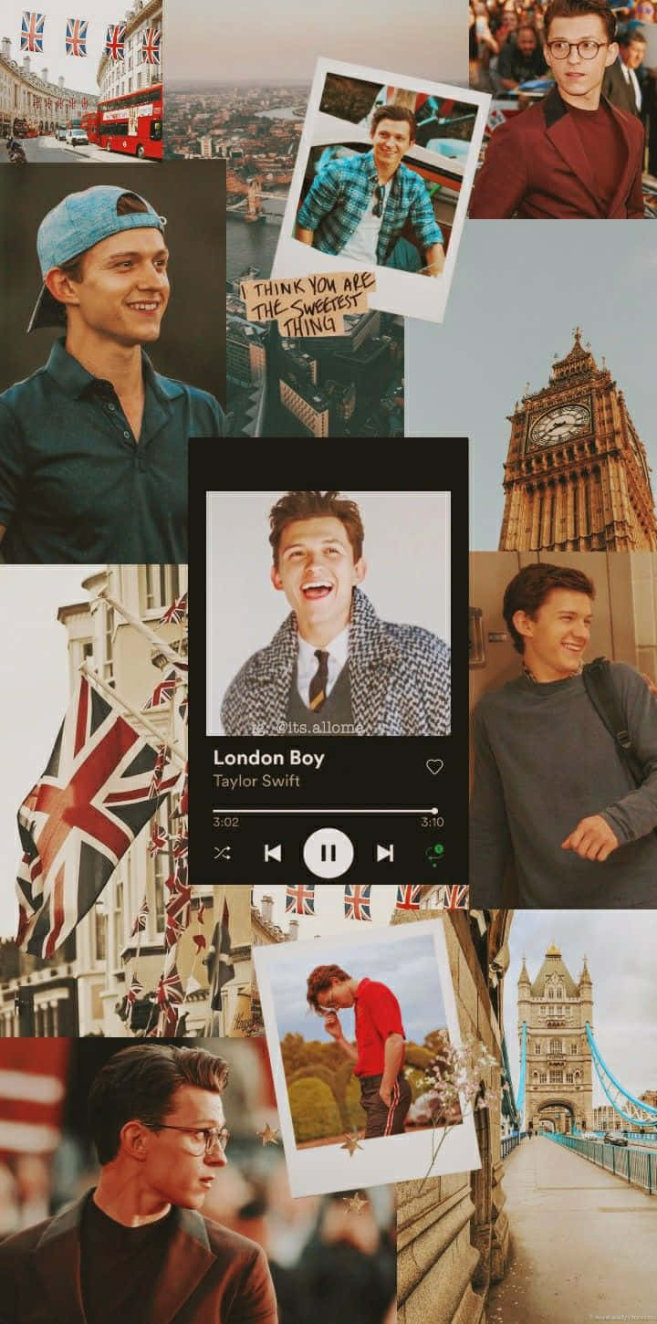 Tom Holland Aesthetic Phone Wallpaper