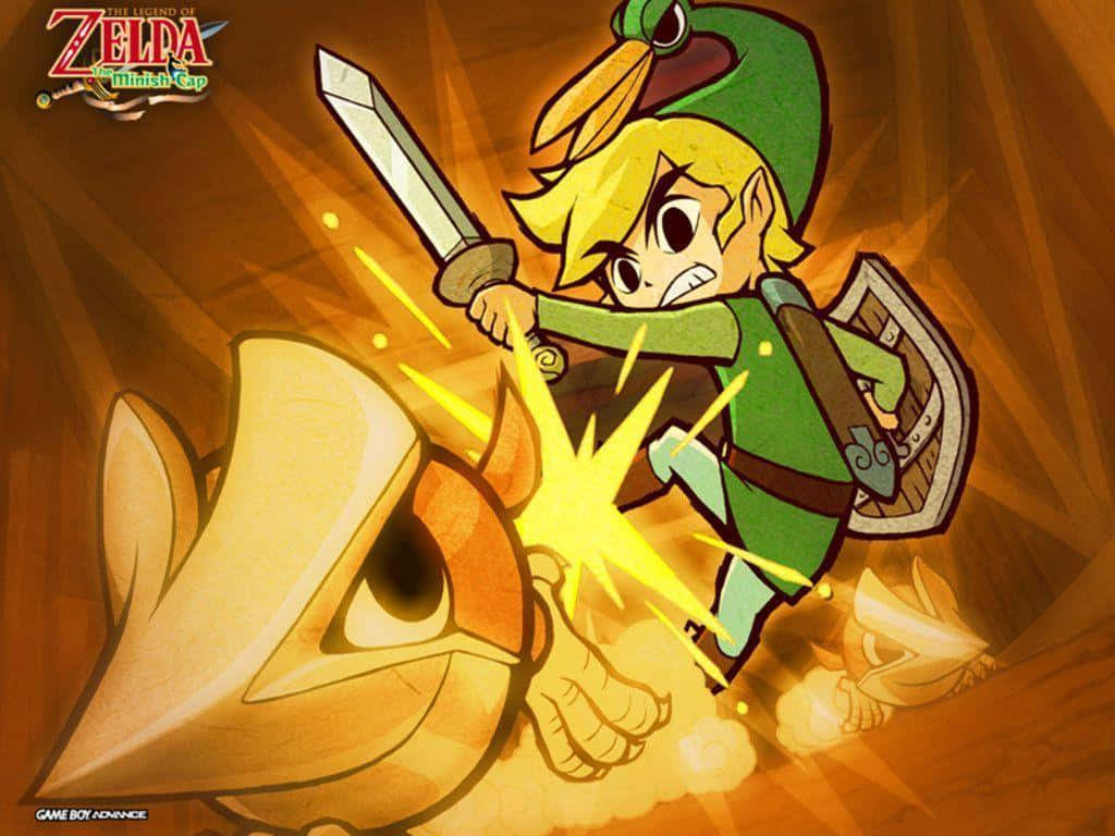 Toon Link Saves The World From Evil Forces Wallpaper