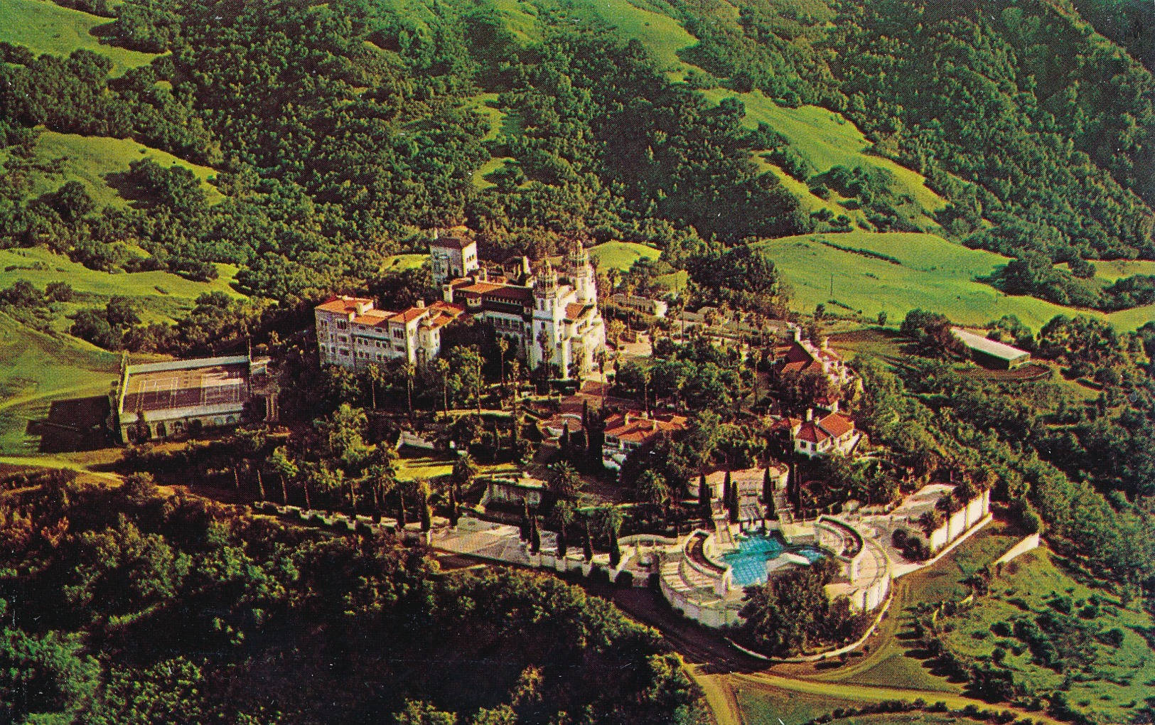 Top View Of The Entire Hearst Castle Wallpaper