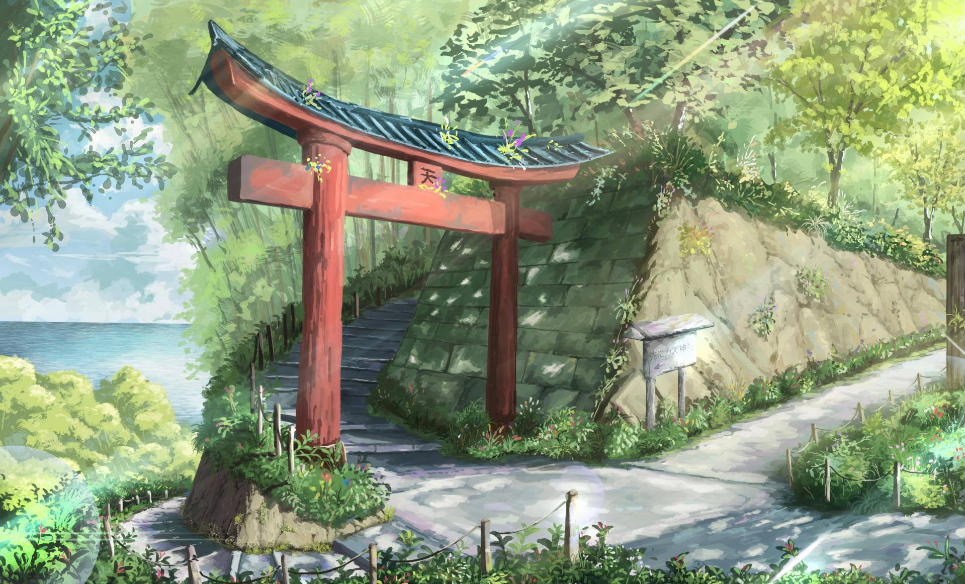 Torii Gate Scenery Wallpaper