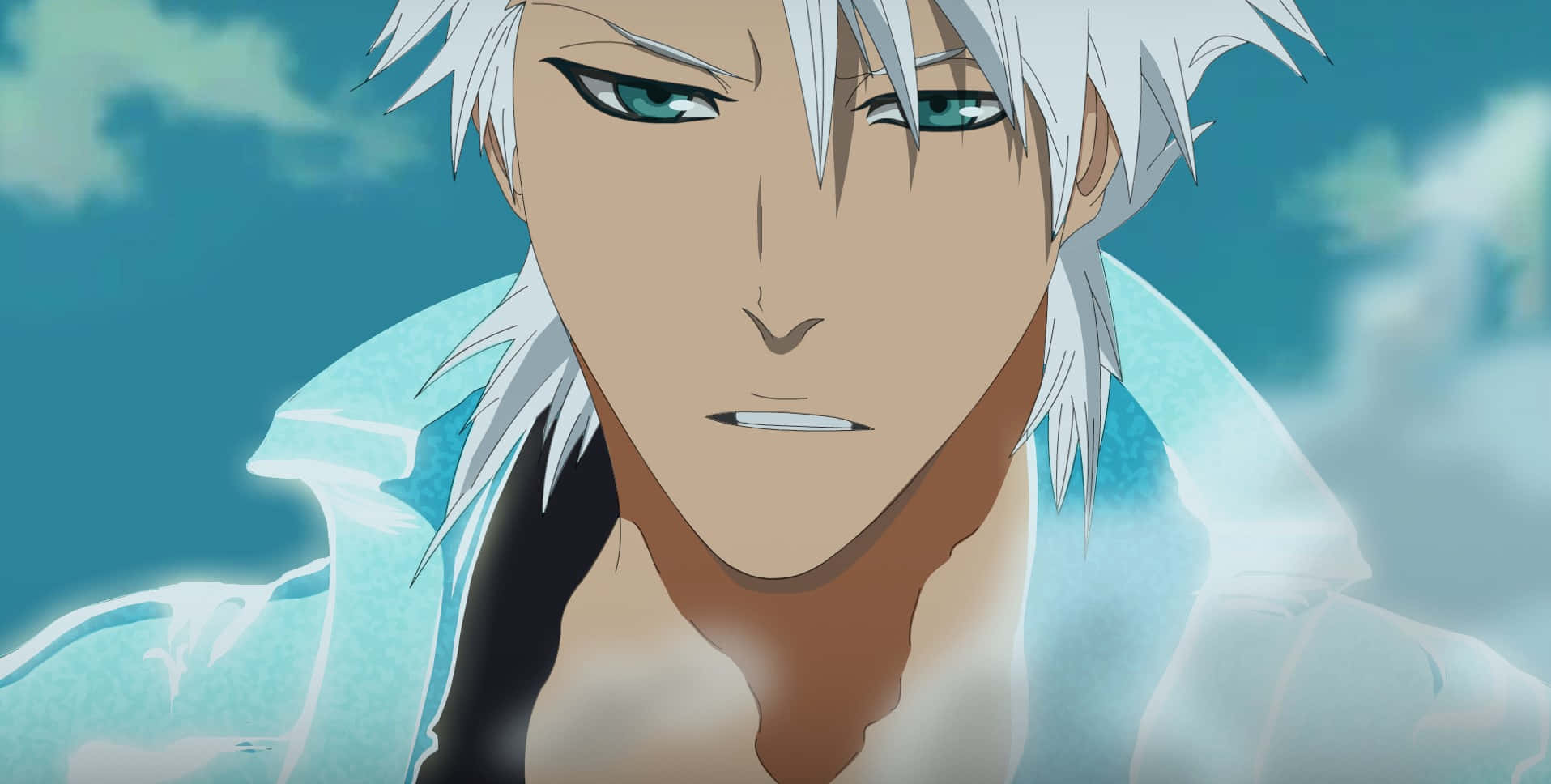Toshiro Hitsugaya, The 10th Division Captain Of Gotei 13 In The Anime Series, Bleach. Wallpaper