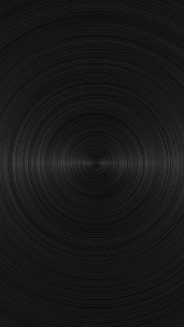 Total Black With Ring Pattern Wallpaper