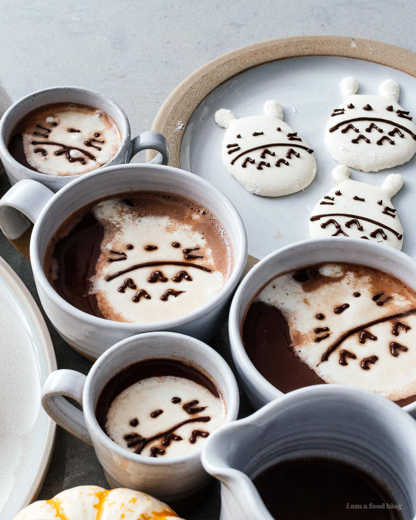 Totoro Marshmallows Choco Drink Wallpaper