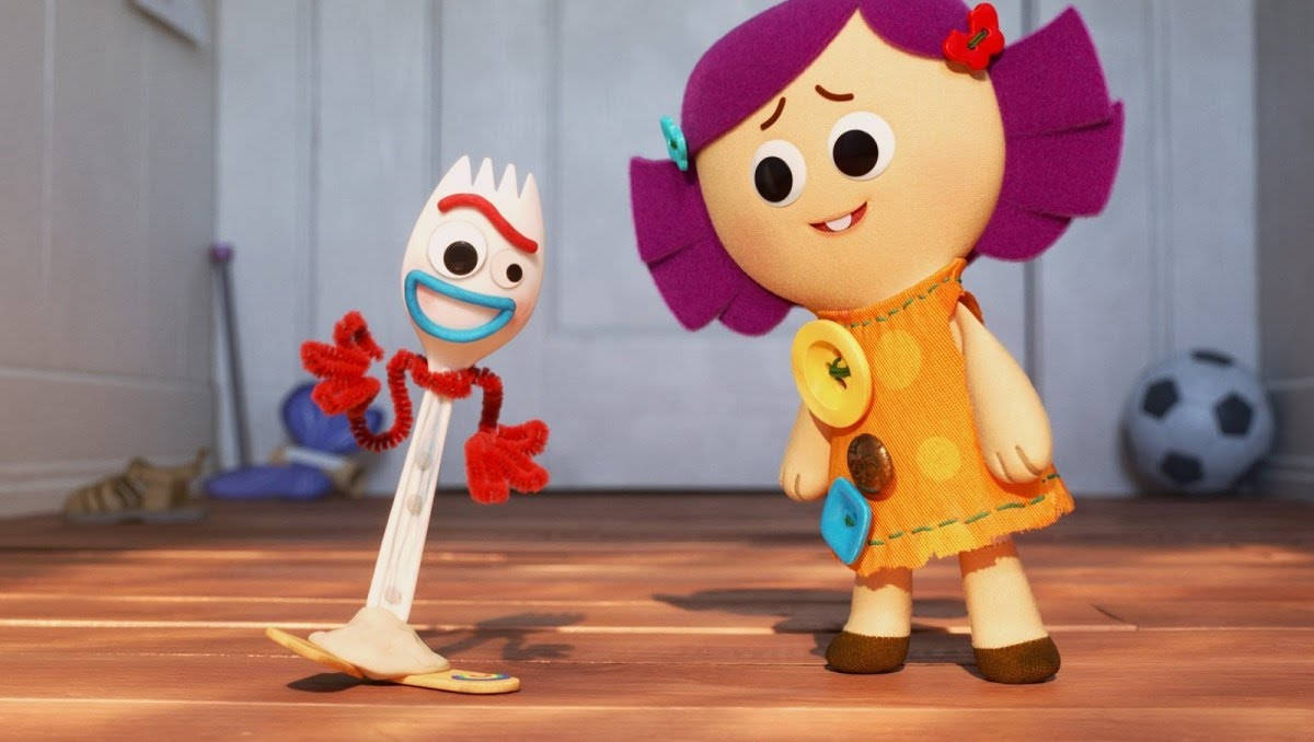 Toy Story Forky And Dolly Wallpaper