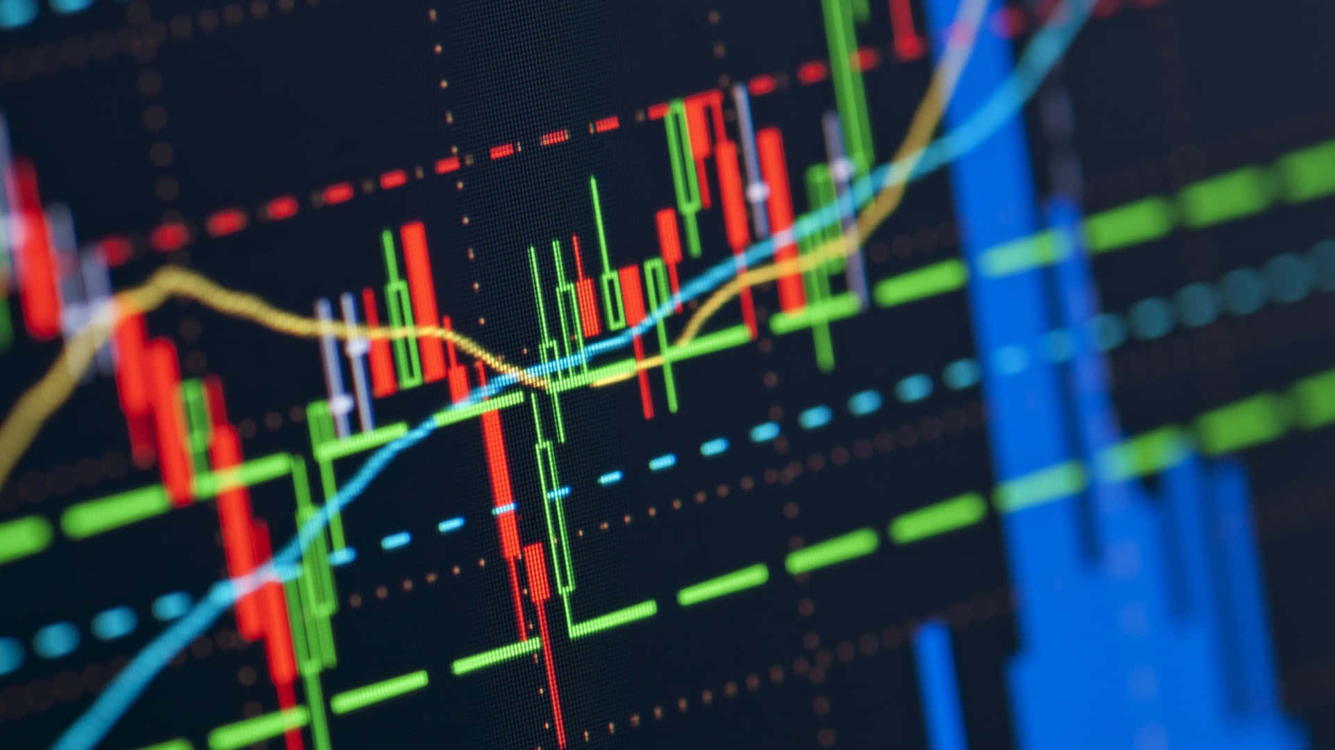 Traders Analyzing Stock Market Performance Wallpaper