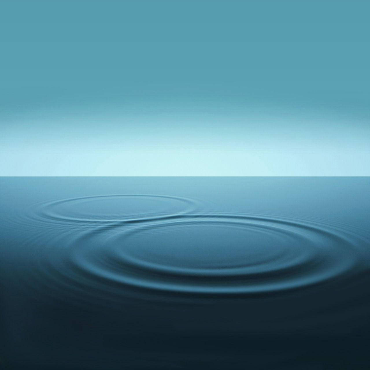 Tranquil Ripples On Water With Galaxy Tablet Wallpaper