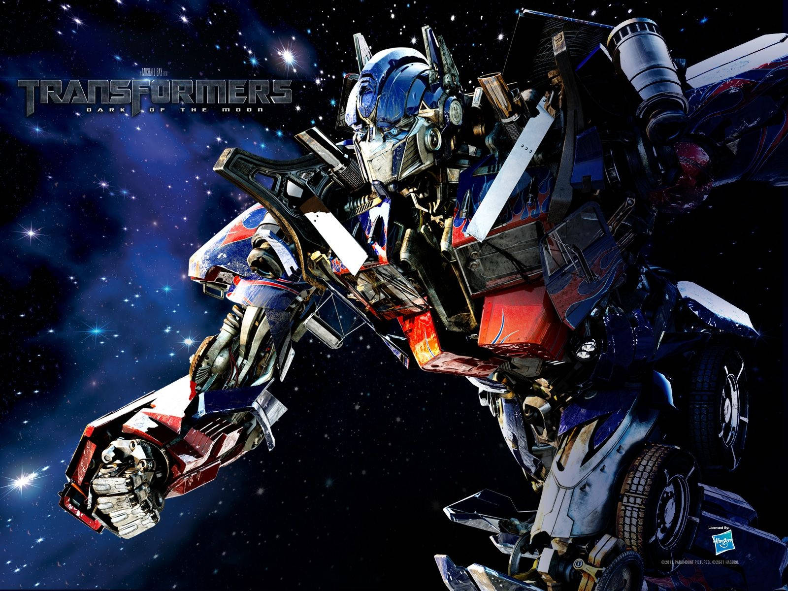 Transformers Optimus Prime Space Wallpaper