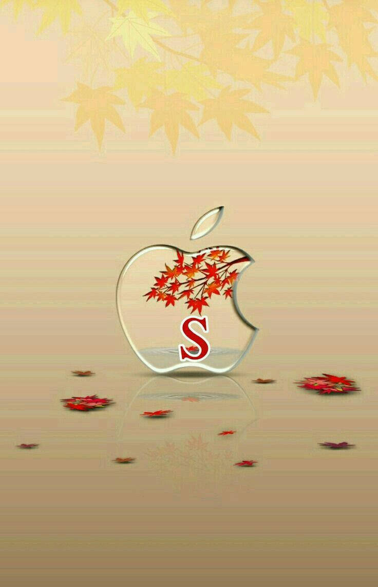 Transparent S Apple Logo Wallpaper