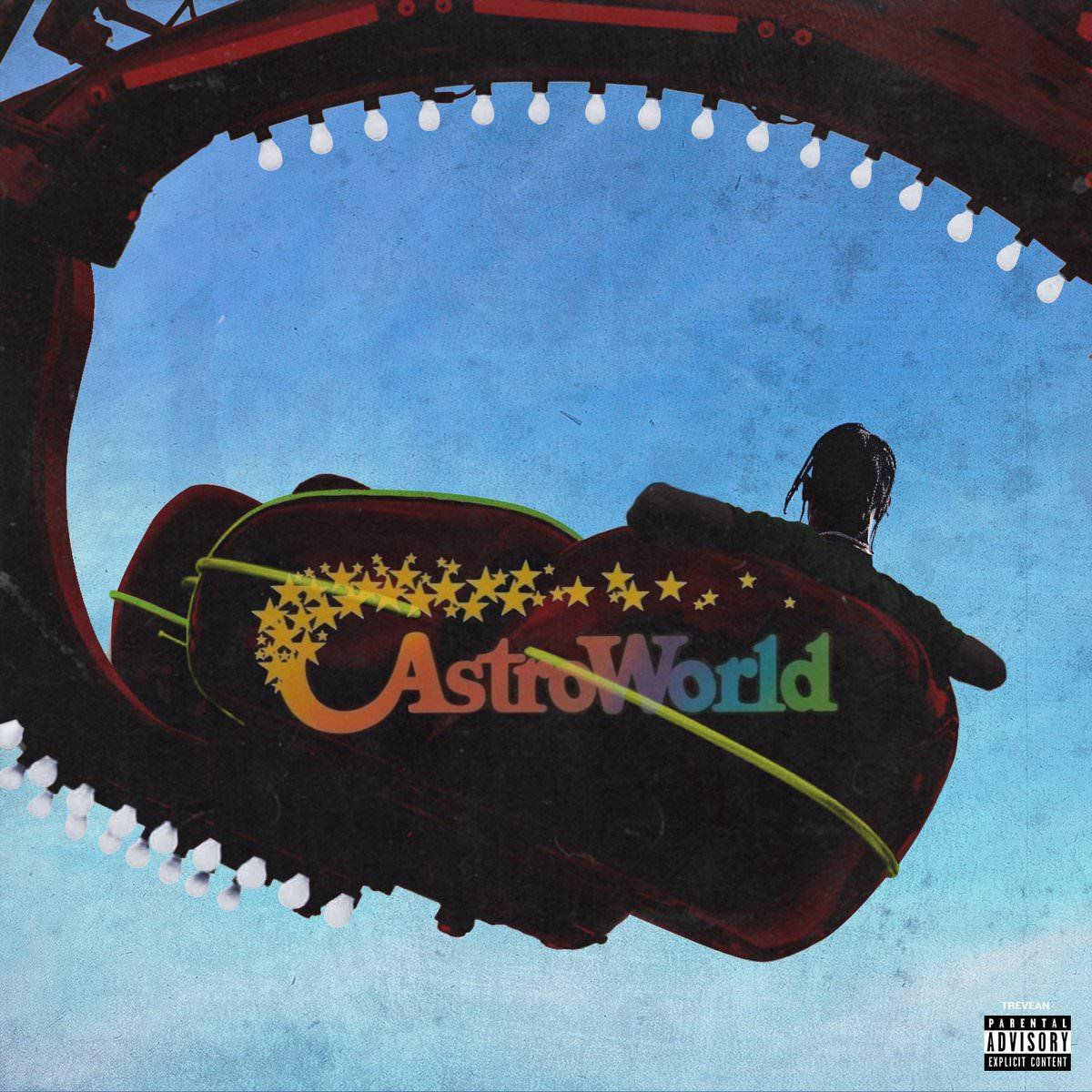 Travis Scott Astroworld Riding And Chilling Wallpaper
