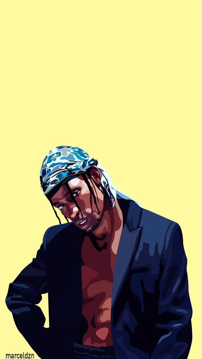 Travis Scott Spreads His Music To The Masses Wallpaper