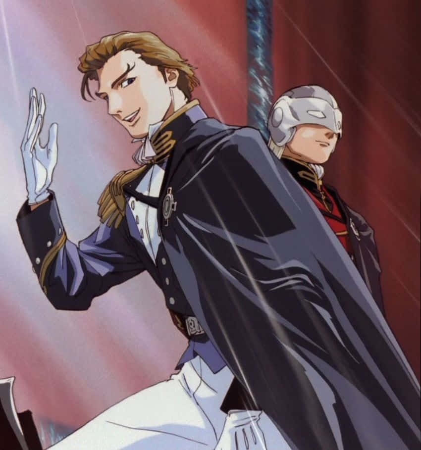 Treize Khushrenada In His Commanding Attire Wallpaper