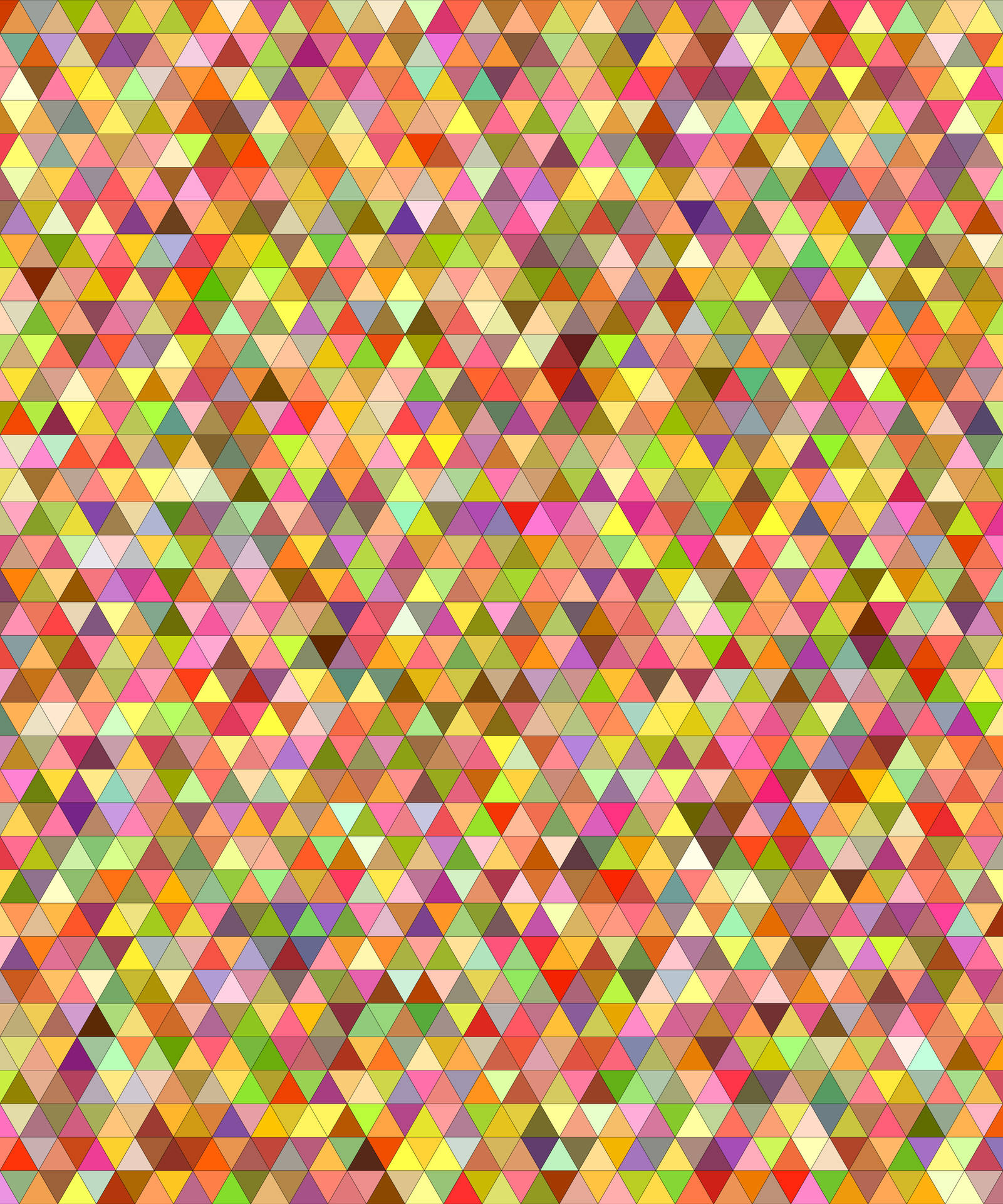 Triangle Fiesta Pixel Wallpaper