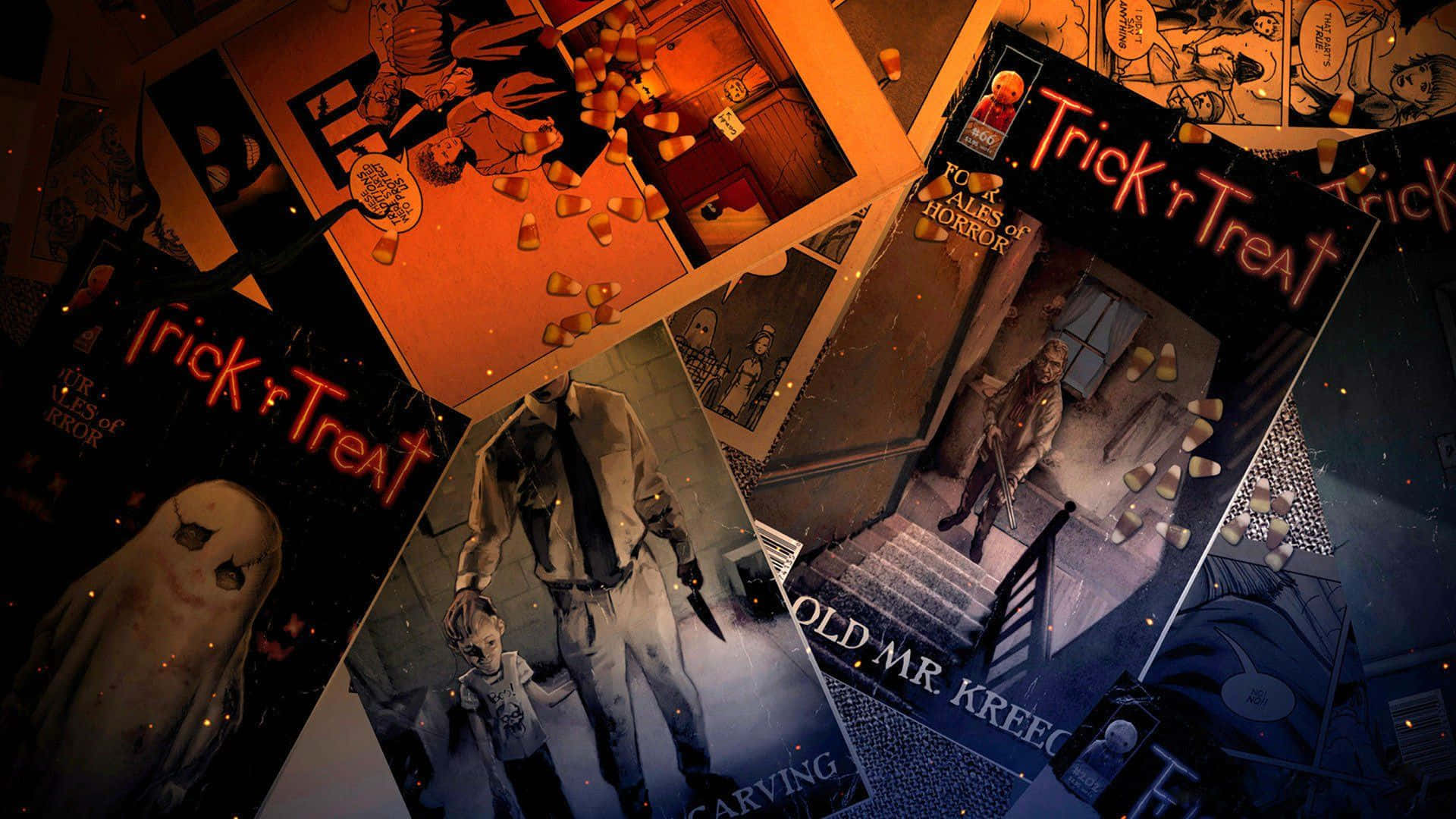 Download free Trick R Treat Poster Cards Wallpaper - MrWallpaper.com