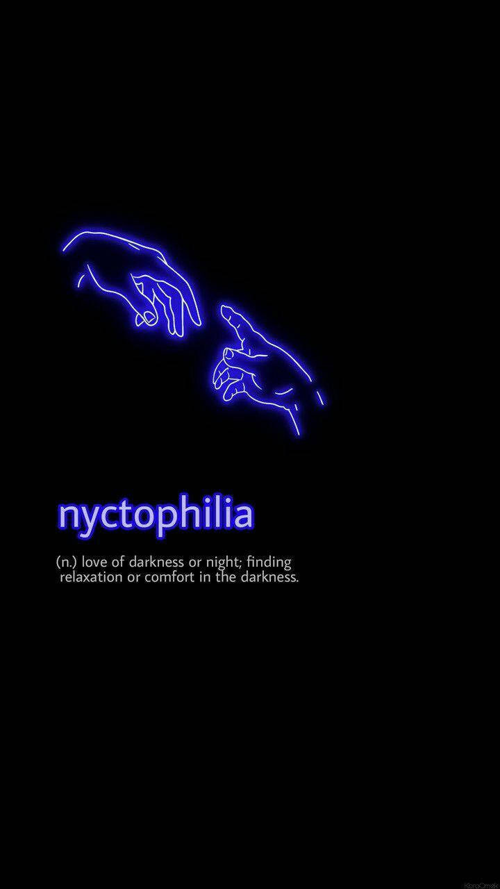 Trippy Dark Nyctophilia Hands Wallpaper