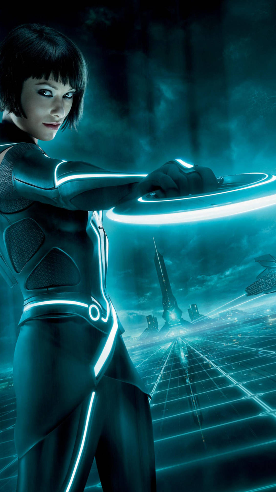 HD wallpaper: Siren in Tron Legacy, front view, futuristic, cyborg,  technology | Wallpaper Flare