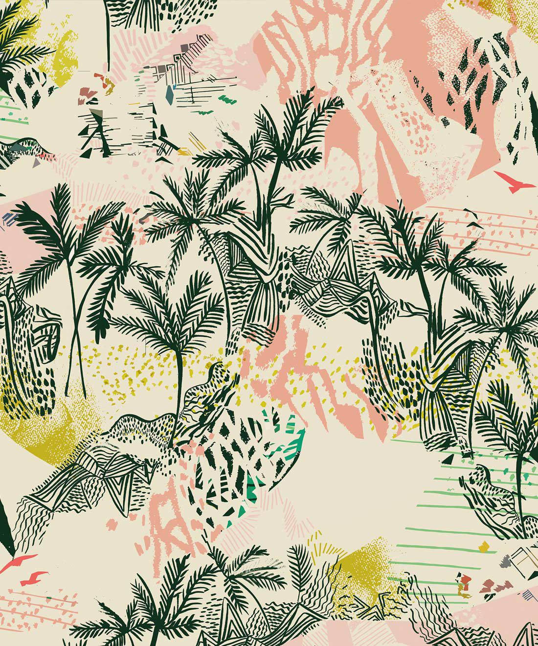 Tropical Boho Image Wallpaper