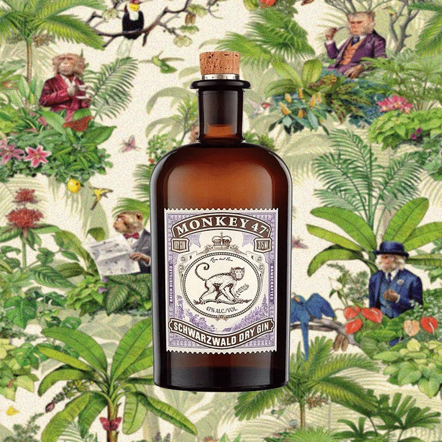 Tropical Monkey 47 Gin Schwarzwald Dry Wallpaper