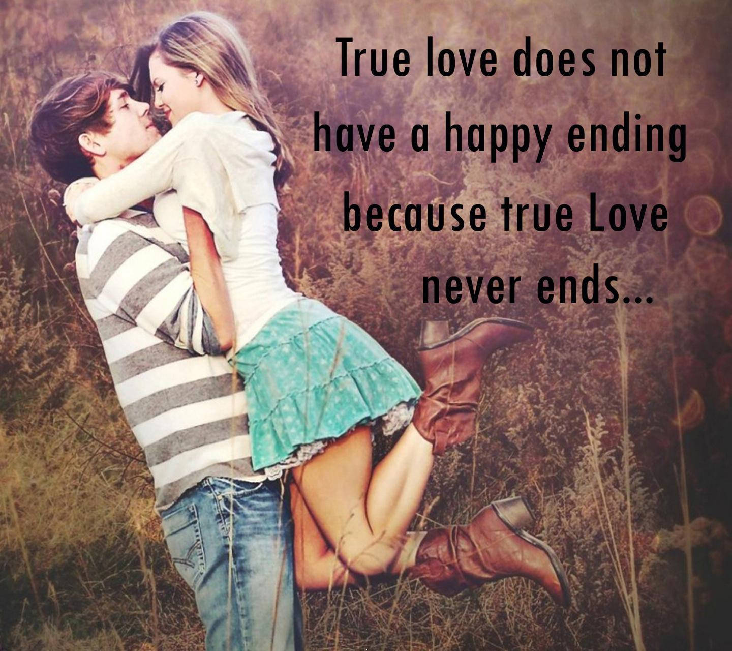 True Love And Happy Couple Wallpaper