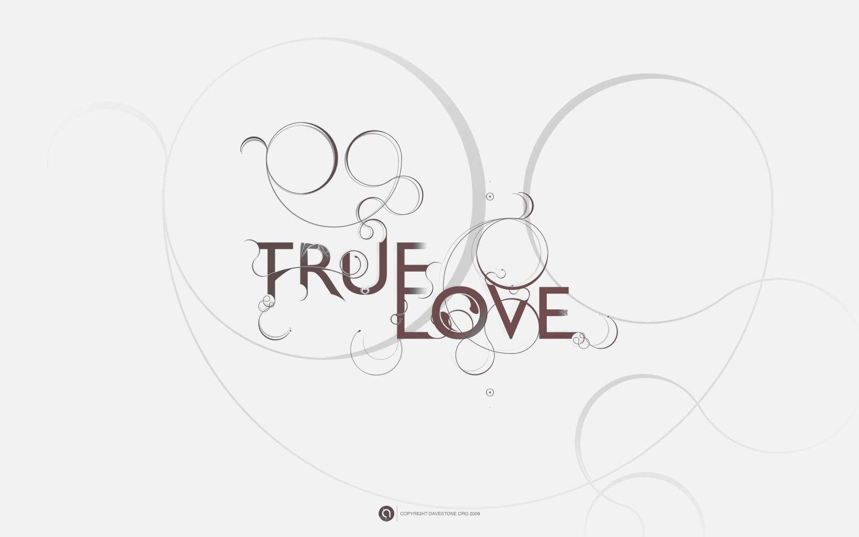 True Love Lettering Background Wallpaper