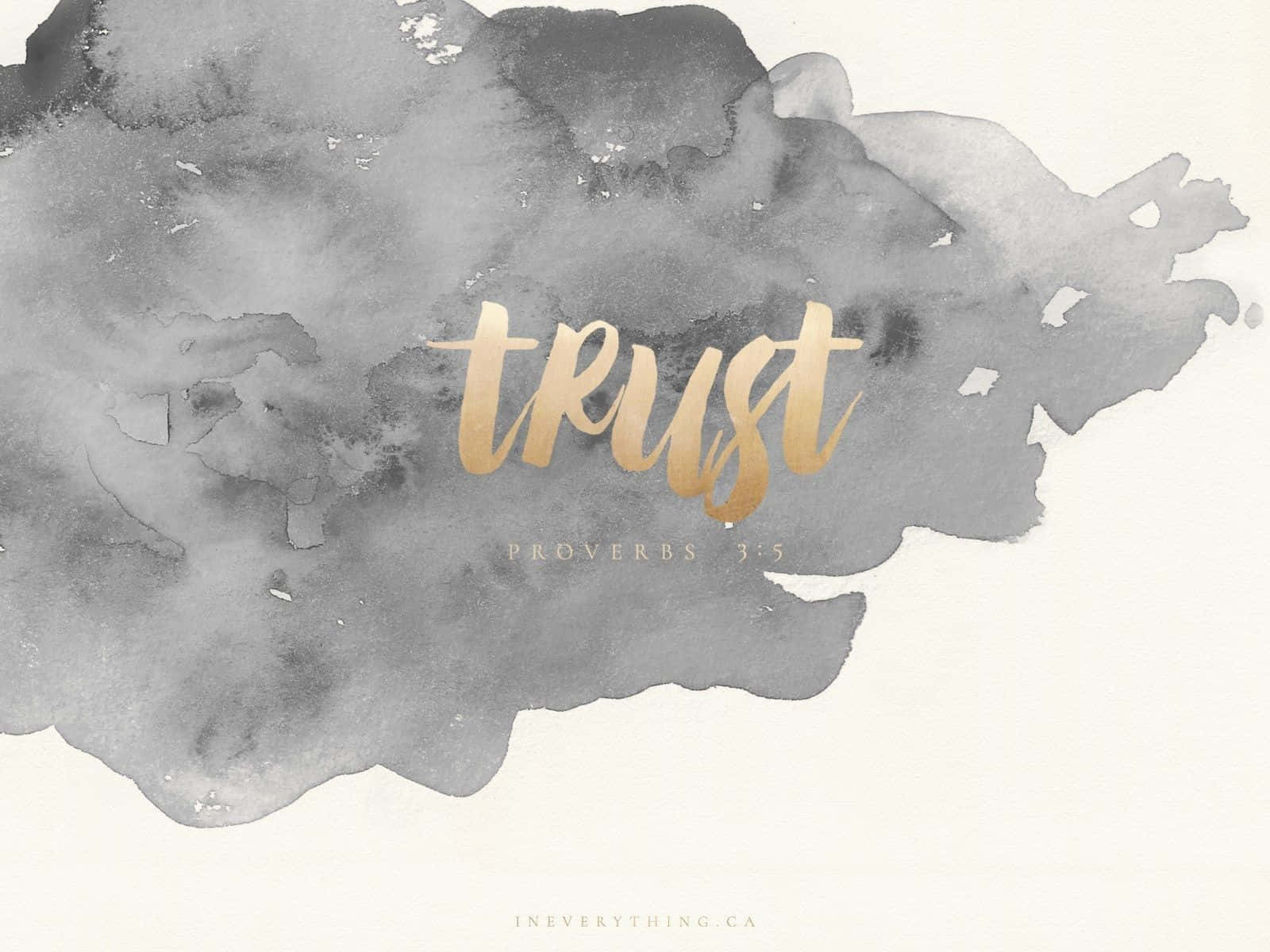 Trust - Watercolor Painting Wallpaper