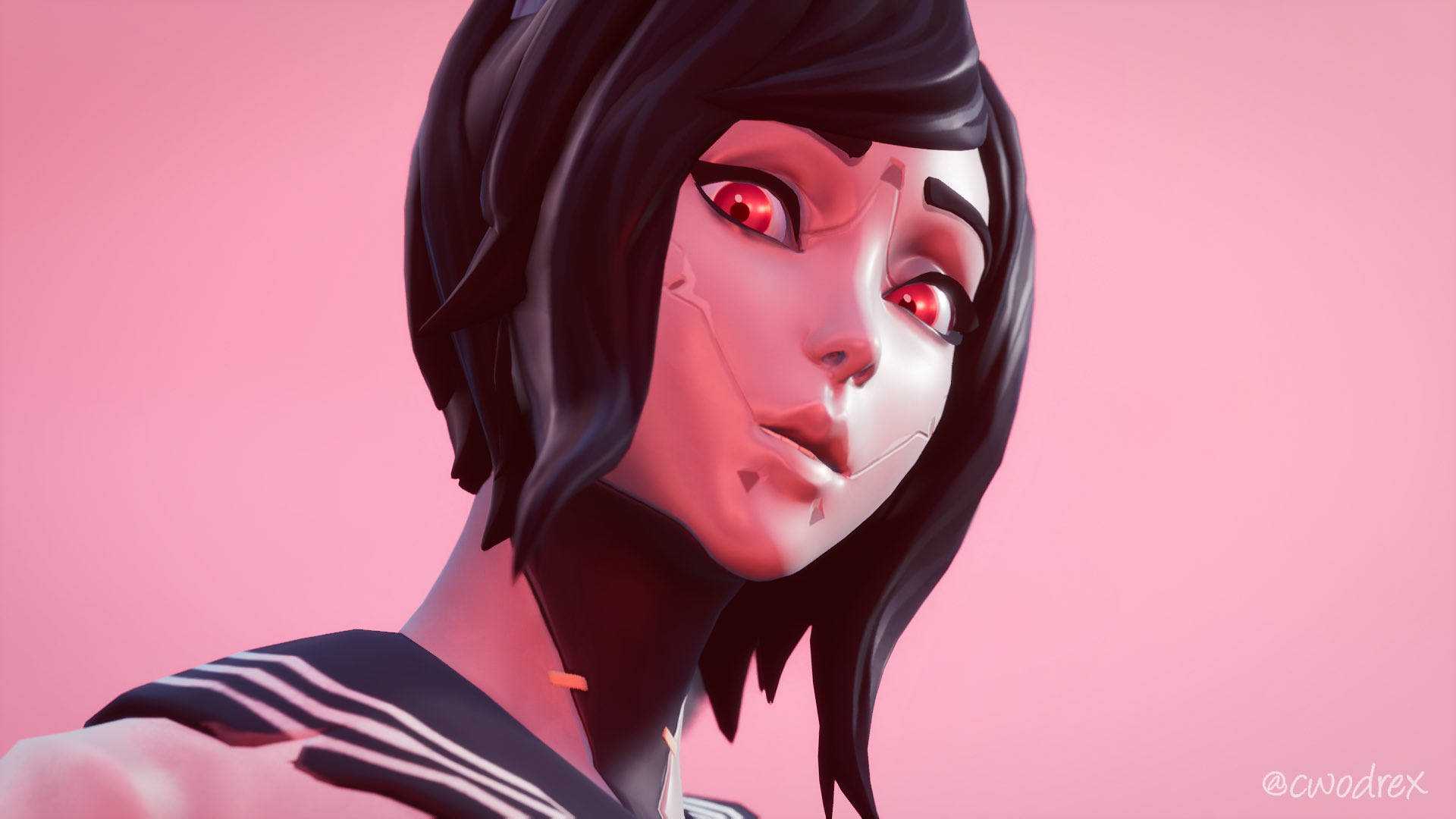 Download free Tsuki Fortnite Innocent Look Wallpaper - MrWallpaper.com