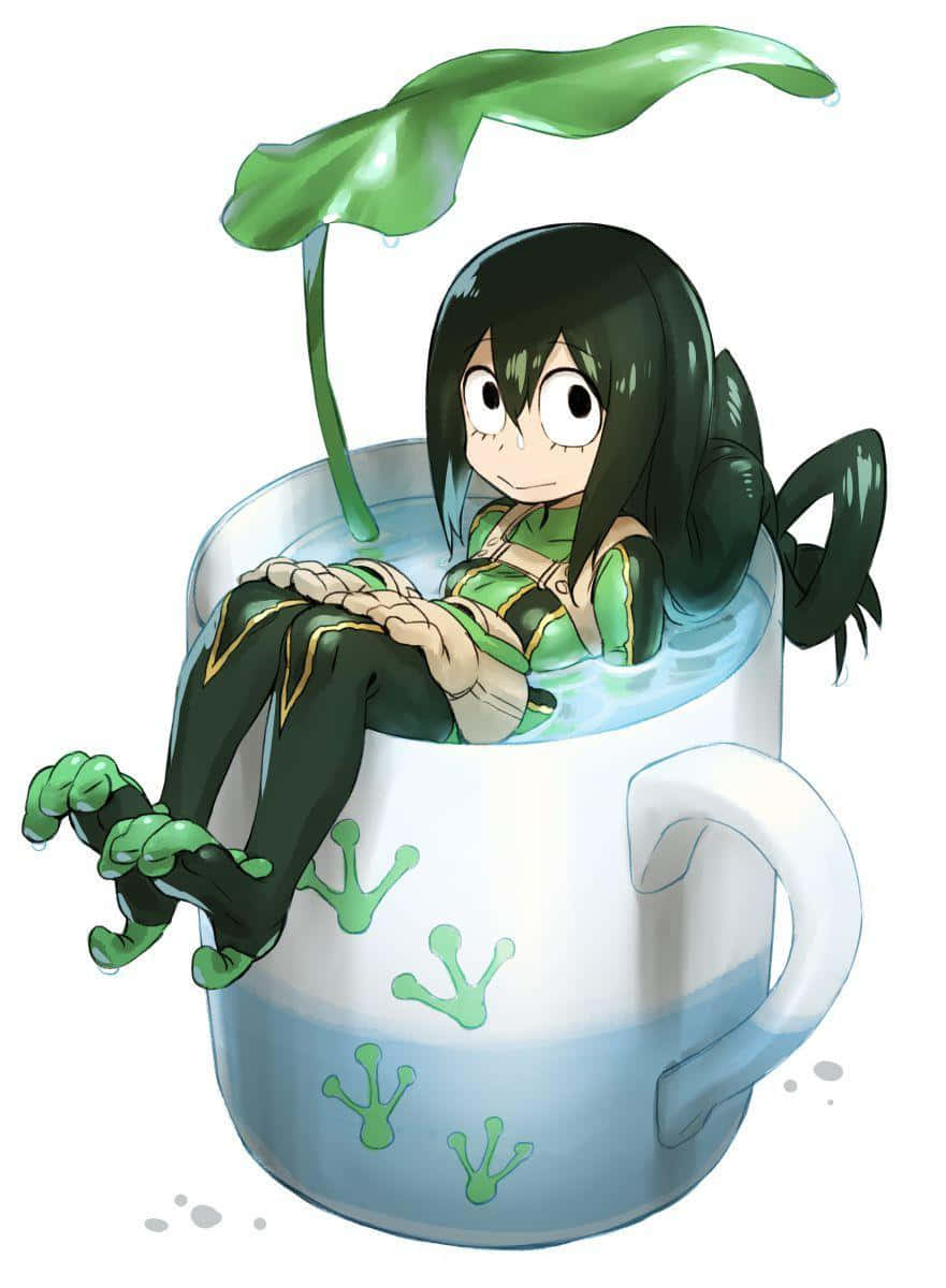 Tsuyu Asui In Mug Wallpaper