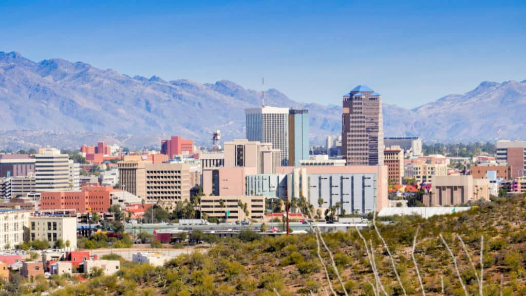 Tucson Arizona Skyline Wallpaper